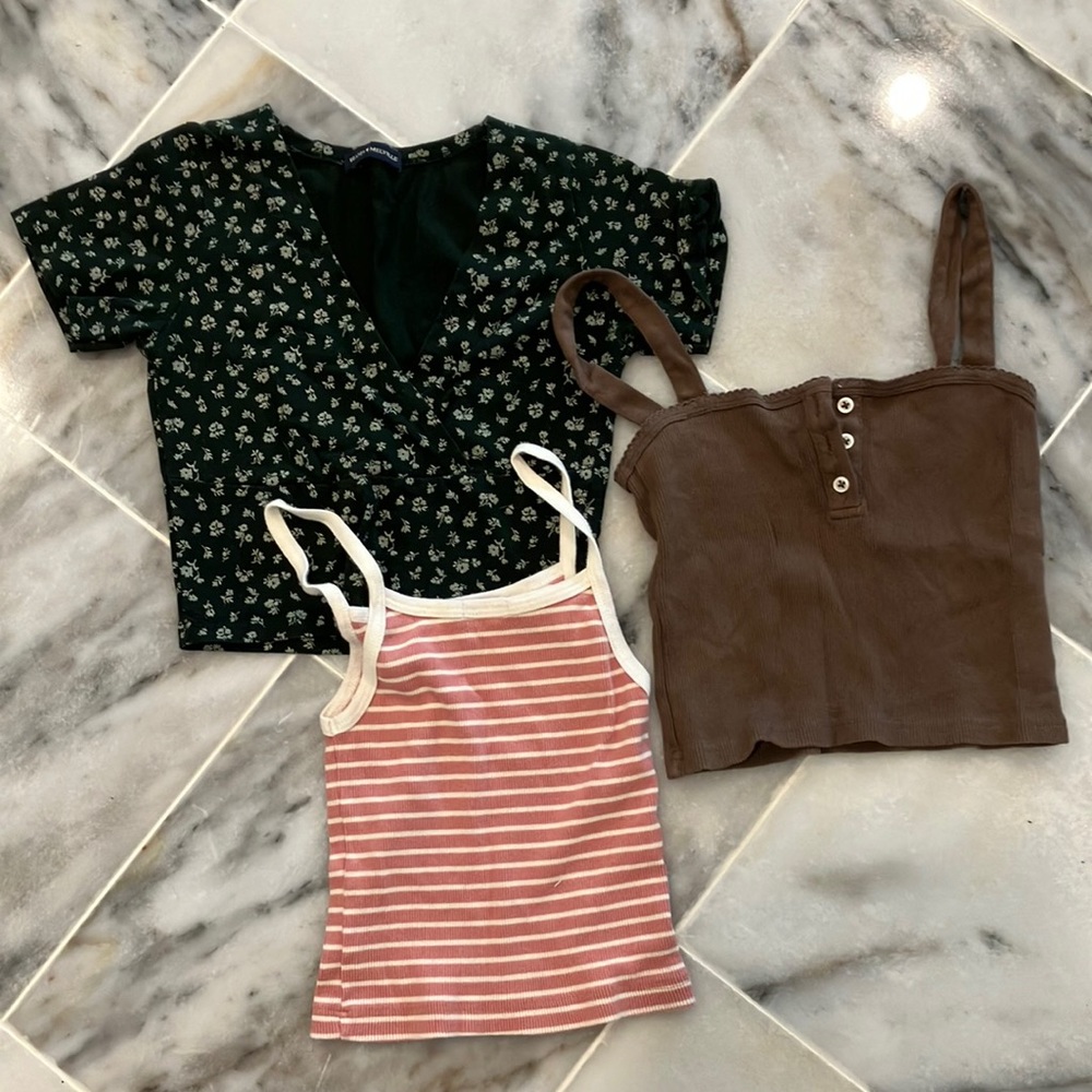 Three brandy tops